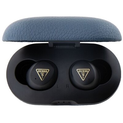 GUESS wireless fülhallgató bluetooth TWS ENC GUTWSPGTSPSB (PU Grainee Classic Logo) blue