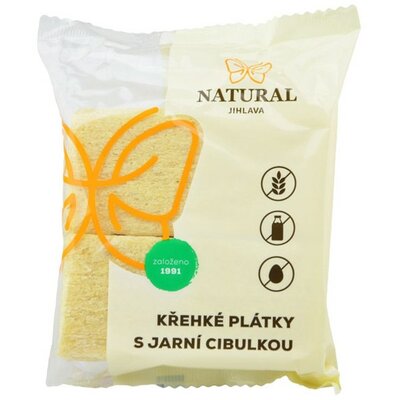 Natural extrudált rizs szeletek újhagymás 75 g