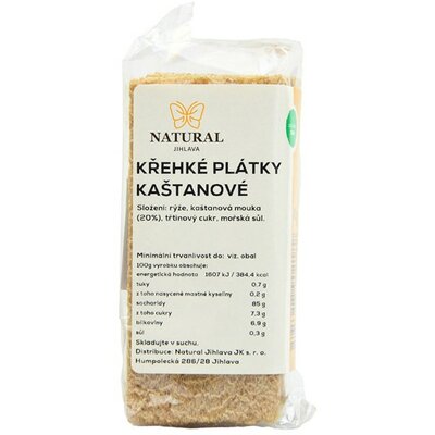 Natural extrudált gesztenye szeletek 49 g