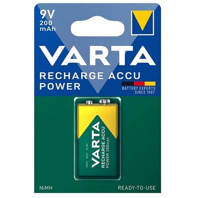 VARTA 56722101401 VARTA POWER szupertartós elem (6F22, 9V, nikkel-metál-hidrid) 1db/csomag