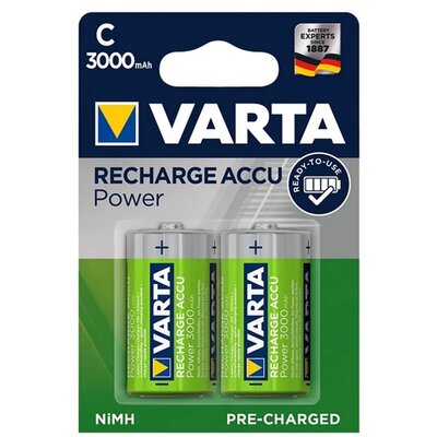 VARTA 56714101402 VARTA POWER elem (C/baby, R14, 1.2V, nikkel-metál-hidrid) 2db/csomag