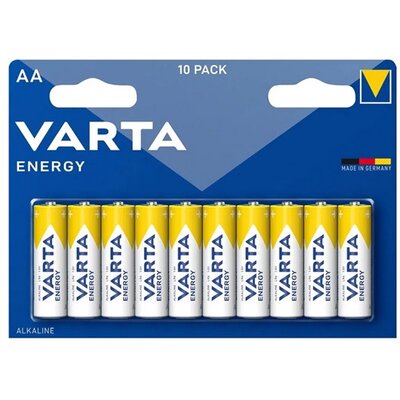 VARTA 4106229491 VARTA ENERGY tartós elem (AA, R6, 1.5V, alkáli) 10db/csomag