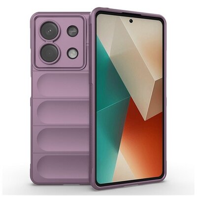 Szilikon telefonvédő (ütésállóság, kameravédő, 3D) LILA [Xiaomi Redmi Note 13 5G]