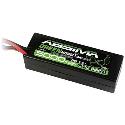 LiPo akkucsomag 11,1 V 5000 mAh, 3 cella, 50 C, XT60, Absima 4140014