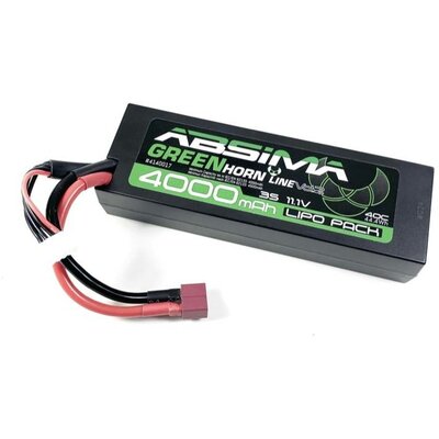 Absima Akkucsomag, LiPo 11.1 V 4000 mAh 40 C Keménydoboz T-dugó