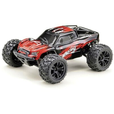 Absima Truck Racing Fekete/piros 1:14 RC modellautó Elektro Monstertruck 4WD RtR 2,4 GHz