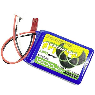 Absima Akkucsomag, LiPo 7.4 V 1200 mAh Cellaszám: 2 Soft doboz BEC