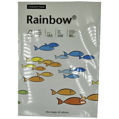 Rainbow 88042808 88042808 Univerzális nyomtatópapír, másolópapír DIN A3 80 g/m² 500 lap Szürke