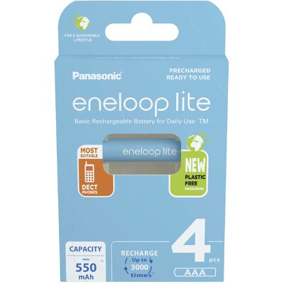 eneloop eneloop lite HR03 Mikroakku NiMH 550 mAh 1.2 V 4 db