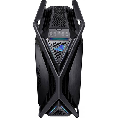 Asus Asus Geh ROG HYPERION GR701 BTF EDITION Full Tower Toronyház, Gaming doboz, Számítógép ház Fekete, Átlátszó Oldalsó szélvédő, Szellőzőnyílásokkal,