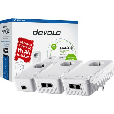 Devolo Magic 2 WiFi next Multiroom Kit WiFi 5 Multiroom készlet 8625 DE, AT Powerline, WLAN 2400 MBit/s