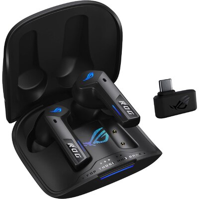 Asus ROG Cetra True Wireless Speednova Gamer In Ear fejhallgató Bluetooth® Stereo Fekete Noise Cancelling Töltőtok