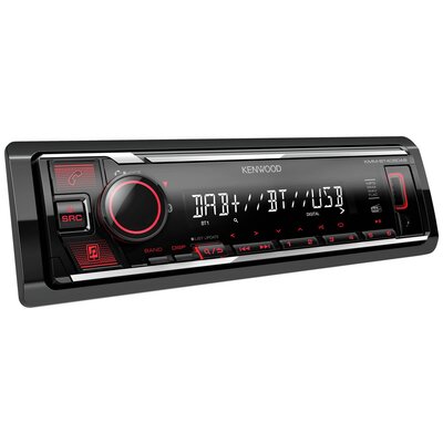 Kenwood KMMBT408DAB Autórádió Bluetooth kihangosító, Kormány távirányító csatlakozó, DAB + tuner