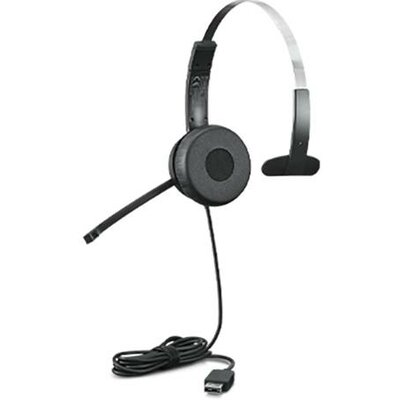 Lenovo 100 Mono Számítógép On Ear headset Vezetékes Mono Fekete