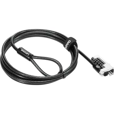 Lenovo Laptop lakat Kombinációs zár 1.8 m Combination Cable Lock from Lenovo