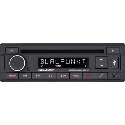 Blaupunkt Barcelona 200 DAB BT Autórádió Bluetooth kihangosító, DAB + tuner