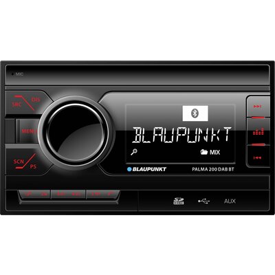 Blaupunkt Palma 200 DAB BT Dupla DIN autórádió Bluetooth kihangosító, DAB + tuner