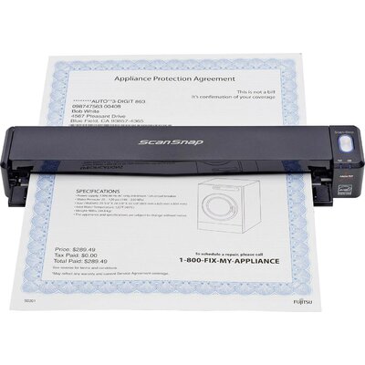 Fujitsu ScanSnap iX100 Mobil dokumentumszkenner A4 600 x 600 dpi 10 oldal/perc USB, WLAN 802.11 b/g/n