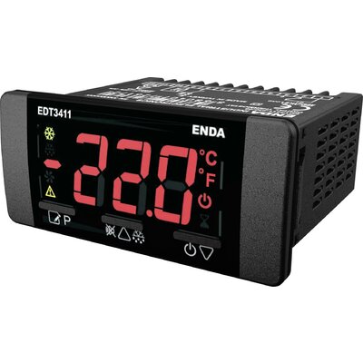 Enda EDT3411-230-08 Hőmérséklet szabályozó NTC -60 - +150 °C Relé, 8 A (Sz x Ma) 77 mm x 35 mm