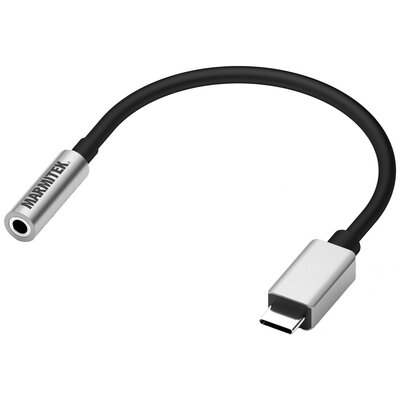 Marmitek Audio Átalakító [1x USB-C® - 1x Jack alj, 3,5 mm-es] USB-C / Audio 3,5 mm Adapter 0.15 m