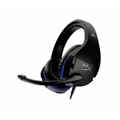 HyperX Cloud Stinger (PS4 Licensed) Gamer Over Ear headset Vezetékes Stereo Fekete/kék