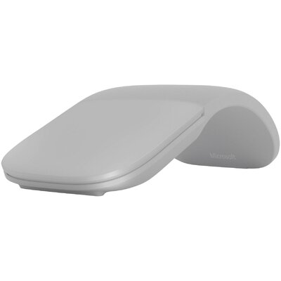 Microsoft Surface Arc Mouse WLAN egér Bluetooth™ Optikai Platinaszürke 2 Gombok 1000 dpi