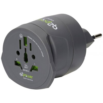 Q2 Power q2-1.300100-TH Úti adapter