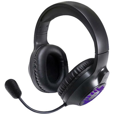 SpeedLink TYRON Gamer Over Ear headset Vezetékes Stereo Fekete, RGB Headset, Hangerő szabályozás, Mikrofon némítás