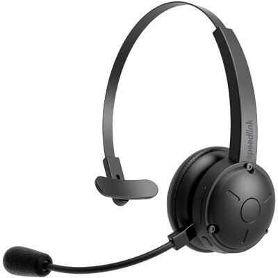 SpeedLink SONA PRO Számítógép Over Ear headset Bluetooth® Fekete