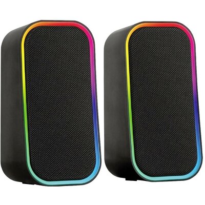 SpeedLink TOKEN Számítógép hangszóró Bluetooth™, Vezetékes 6 W Fekete, RGB