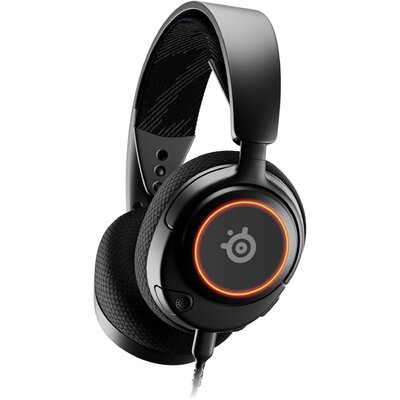 Steelseries Arctis Nova 3 Gamer Over Ear headset Vezetékes Stereo Fekete mikrofon zajelnyomás Headset, Hangerő szabályozás, Mikrofon némítás