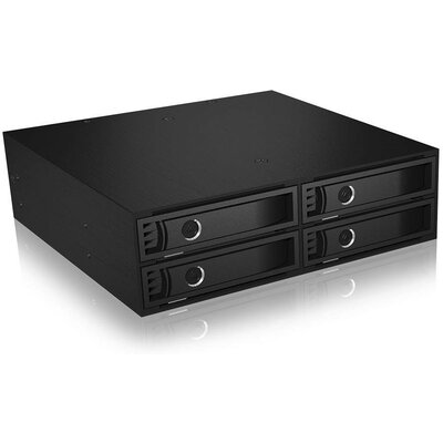 ICY BOX CY BOX IB-2242SSK Back Plane für 4x 2,5 SATA/SAS Festplatten/SSDs in 1x 5,25 S 2,5-os beépíthető merevlemez keret