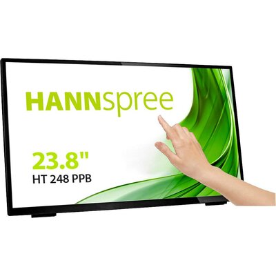 Hannspree HT248PPB LCD monitor EEK D (A - G) 60.5 cm (23.8 coll) 1920 x 1080 pixel 16:9 8 ms Mikrofon csatlakozó