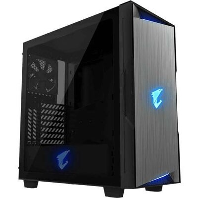 Gigabyte AORUS C300 GLASS Midi torony Számítógép ház Fekete