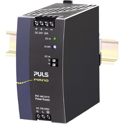 PULS Puls Kalapsínes tápegység 24 V/DC 480 W Tartalom, tartalmi egységek rendelésenként 1 db