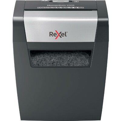 Rexel Momentum X308 Iratmegsemmisítő 8 lap Részecskevágás 5 x 42 mm P-3 15 l Szintén megsemmisíti Gemkapcsot, Tűzőkapcsot