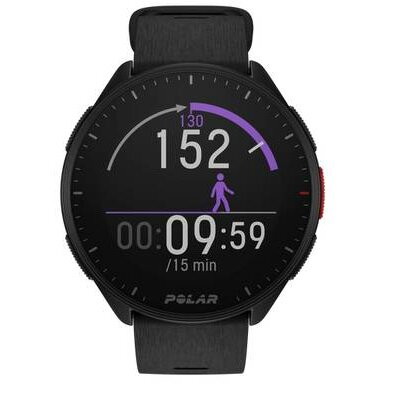 Polar Pacer GPS-es futó óra 45 mm S/L Fekete