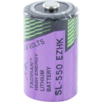 Speciális elem 1/2 AA Magas hőmérséklet álló Lítium Tadiran Batteries SL 550 S 3.6 V 900 mAh 1 db