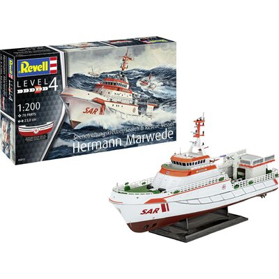 Revell 05812 Seenotkreuzer Hermann Marwede Hajómodell építőkészlet 1:200