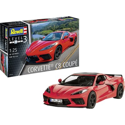 Revell 07714 Corvette® C8 Coupé Autómodell építőkészlet 1:25