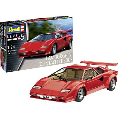 Revell 07730 Lamborghini Countach LP500S Autómodell építőkészlet 1:24