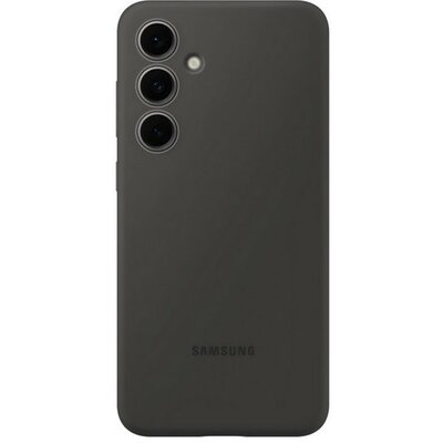 Samsung Galaxy S24 FE SM-S721, Szilikon tok, fekete, gyári