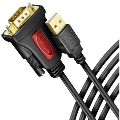 AXAGON USB 2.0 Átalakító kábel [1x RS232 dugó - 1x USB 2.0] ADS-1PSN 1.5 m