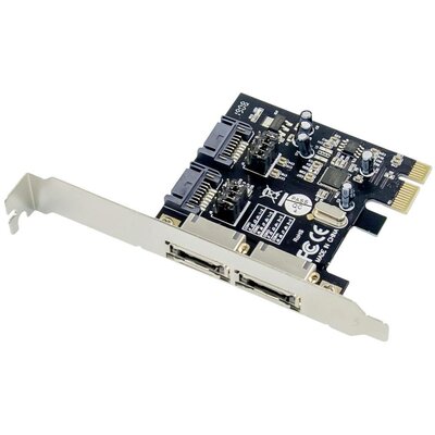 Conceptronic CSATA600EXI 2+2 port SATA kontroller PCI-Express, SATA, eSATA PCIe