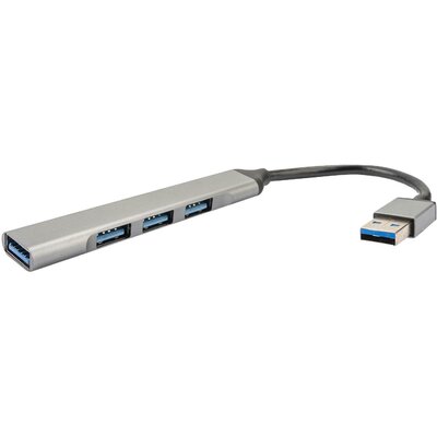 4Smarts 4smarts USB kombinált hub Világűr szürke