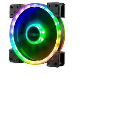 Akasa Vegas TLY Számítógépház ventilátor RGB (Sz x Ma x Mé) 140 x 140 x 25 mm LED-es világítással