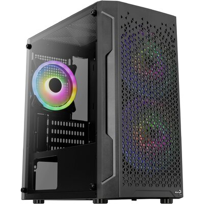 AeroCool Trinity Mini Mini torony Számítógép ház Fekete