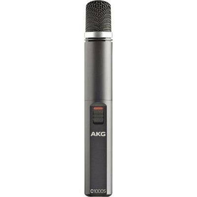 AKG C1000SMKIV Kézi Beszéd mikrofon Átviteli mód:Vezetékes Szélvédővel, Csíptetővel XLR Vezetékes