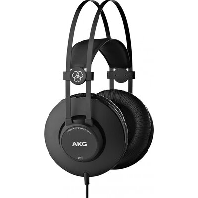 AKG Harman K52 Stúdió Over Ear fejhallgató Vezetékes Fekete