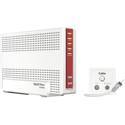 AVM FRITZ!Box 6690 Cable WLAN router modemmel Beépített modem: Kábel 2.4 GHz, 5 GHz 6000 MBit/s